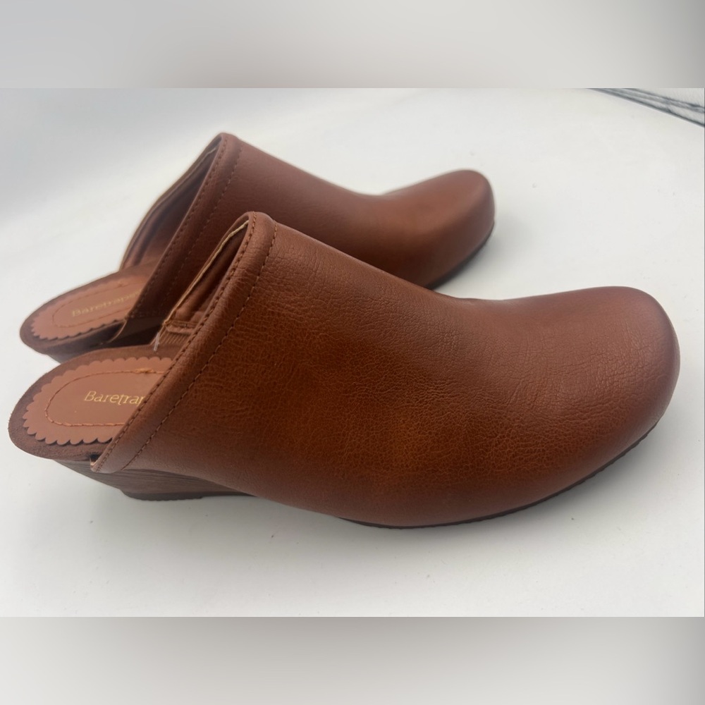 Baretraps Lilibet Mules Women’s Size 8.5M Cognac Brown Ultra Comfort Slides NWT - Picture 5 of 11